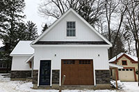 Framing, roofing and exterior finishing on an in-law house - Saratoga County, NY