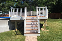 Above Ground Pool Deck - Saratoga County, NY